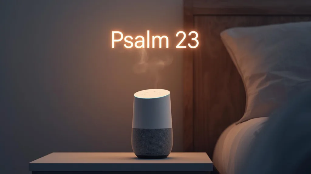 google alexa reading psalm 23 aloud