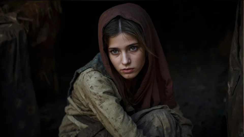 an image of Esther before she became the queen