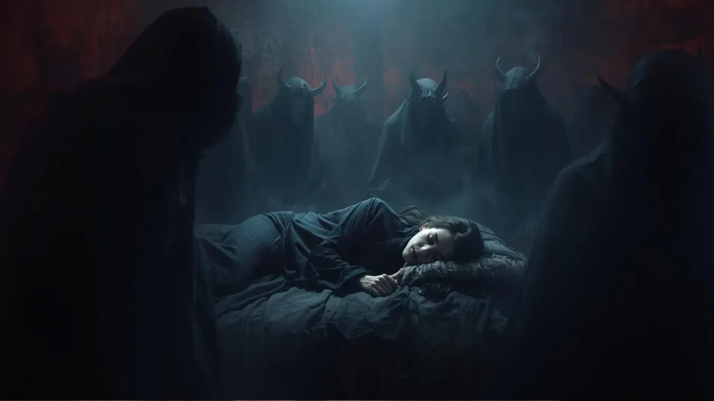 A MAN SLEEPING AND HAVING ATTACKS WHILE HE SLEEPS