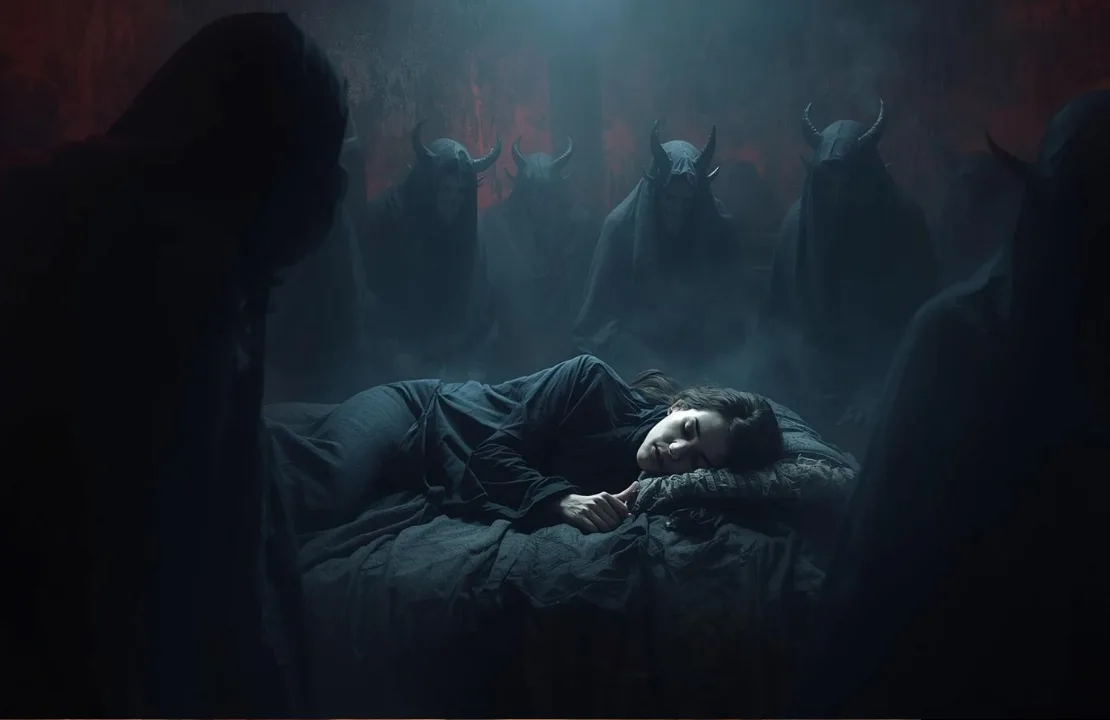 A MAN SLEEPING AND HAVING ATTACKS WHILE HE SLEEPS