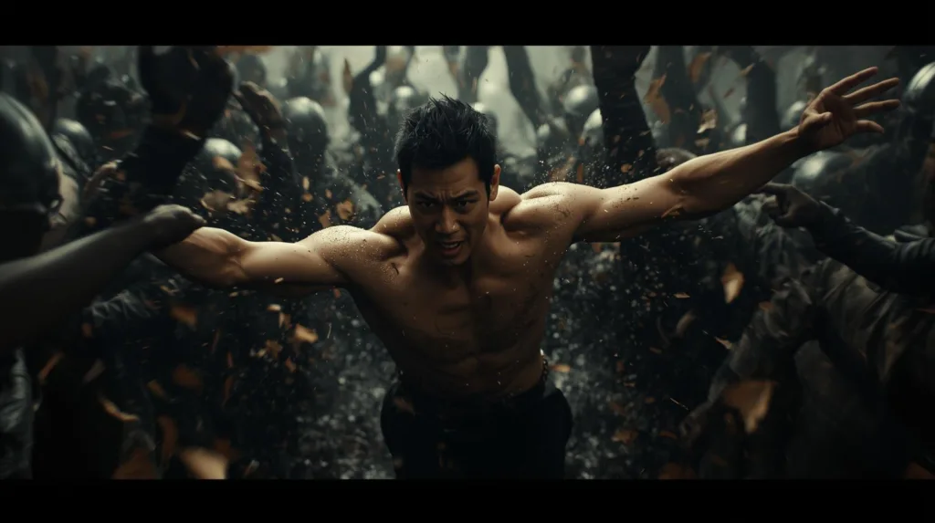 A man breaking free from spiritual chains and breakthrough