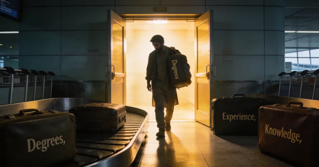 Pride carries heavy luggage. Your degrees, certificates, experience, and knowledge