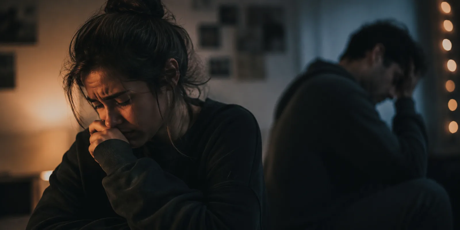 someone struggling to forgive another person