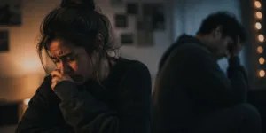 someone struggling to forgive another person
