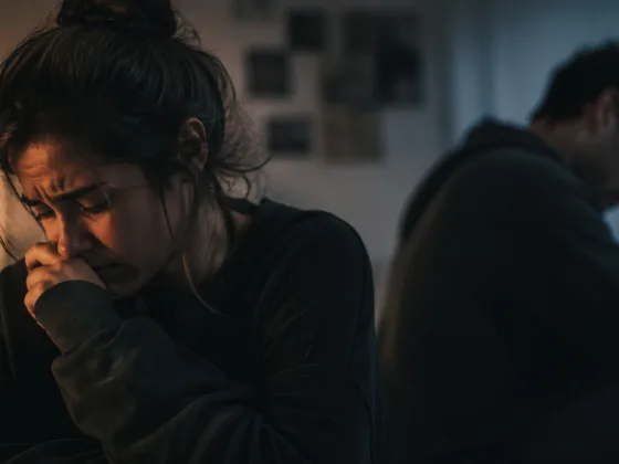 someone struggling to forgive another person